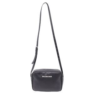 Balenciaga Small Everyday Camera Bag in Black Leather